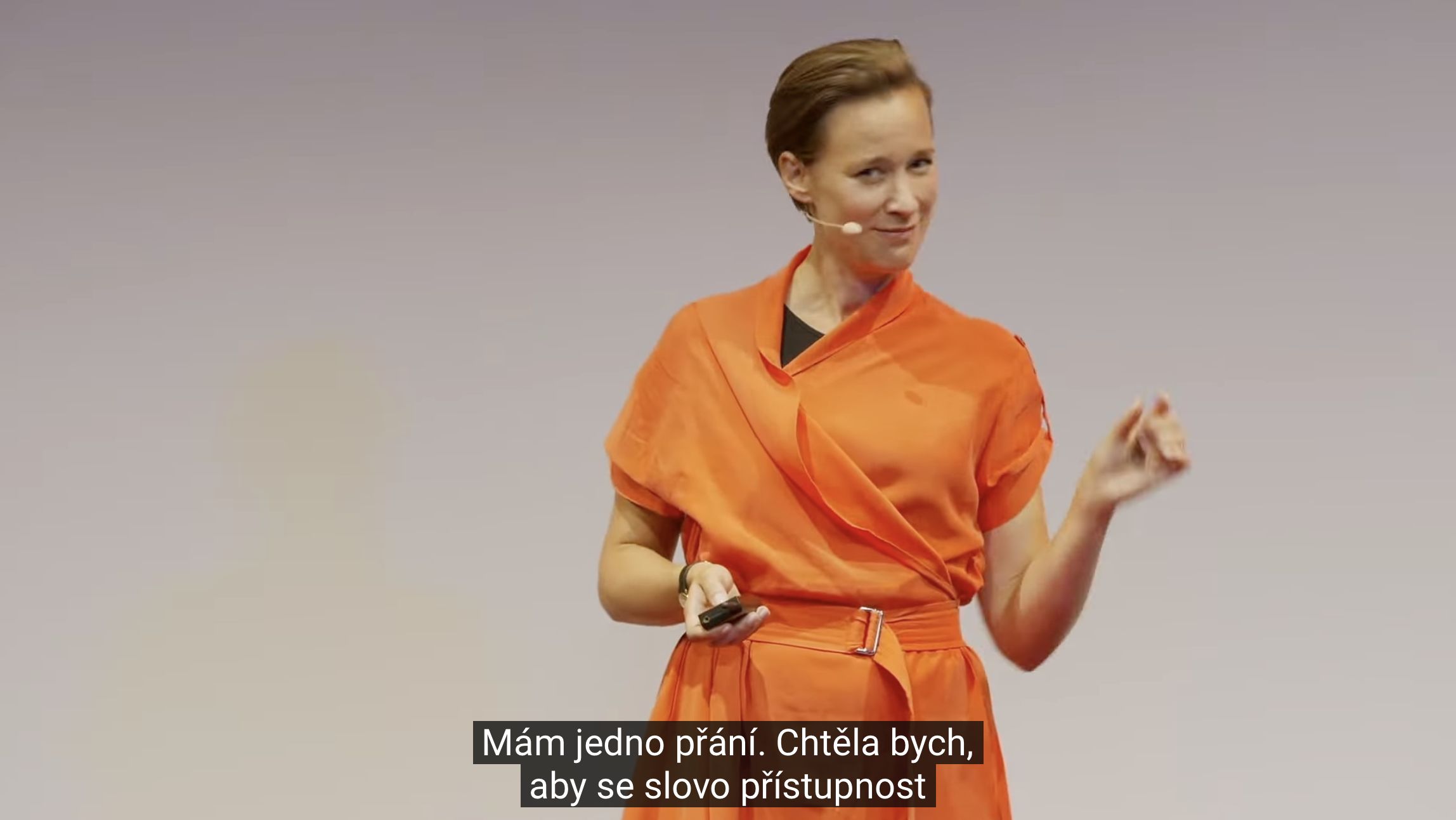 Mariana Chytilová mluví o přístupnosti